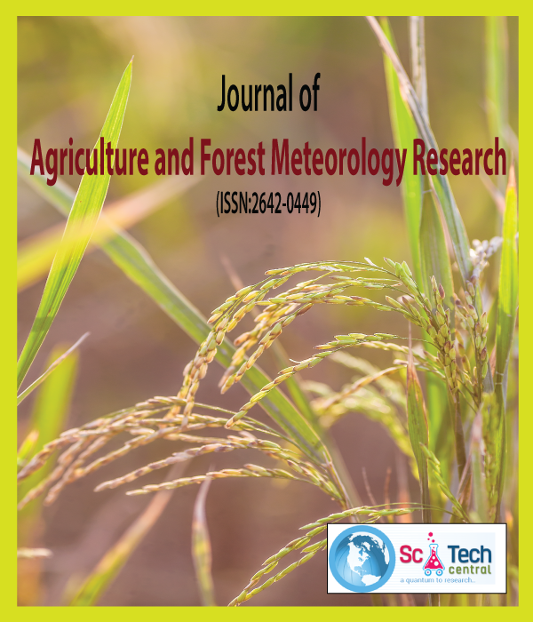 Journal of Agriculture and Forest Meteorology Research (ISSN:2642-0449)